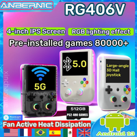 ANBERNIC RG406V Retro Handheld Game Video Player Console 4-inch IPS screen Android 13 Bluetooth WIFI 8G+128G 512G PSP PS2 Gift