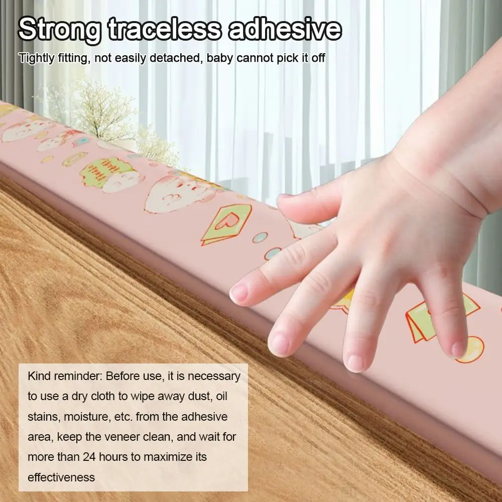 

2mDesk Edge и защитная полоса, утолщенная настенная защита для углов с героями мультфильмов, мягкая самоклеящаяся подушка для стола, предотвращающая столкновения для безопасности ребенка