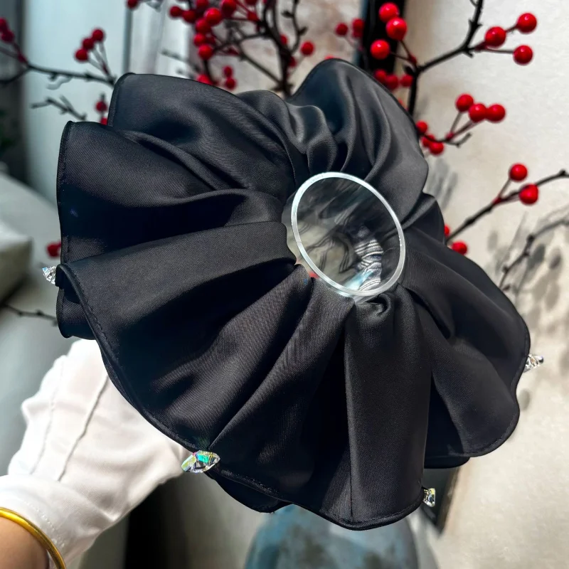 

Impressed by the texture！Super Good Workmanship Hair Tie High Elastic Hair Band for Women Back of Head Bun Hair Rope Korean