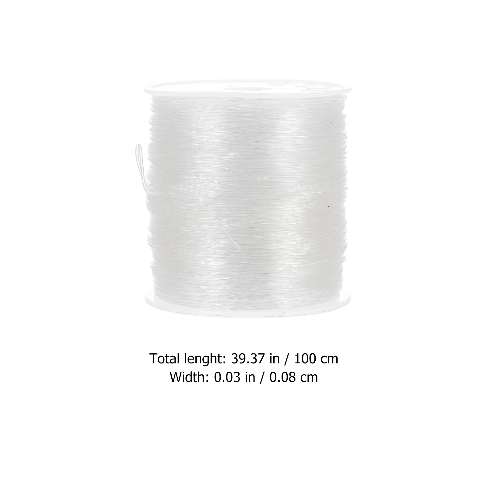

1 Roll Crystal String Jewelry Ropes 20 Gauge Wire Diy Decoration Rope Durable Lightweight Handcraft String For Bead Weaving Diy