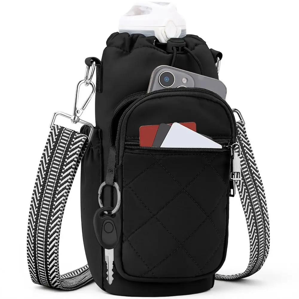 Water-resistant Water Bottle Holder RFID Blocking Large Capacity Mobile Phone Bag Lightweight Portable Carrier Bag