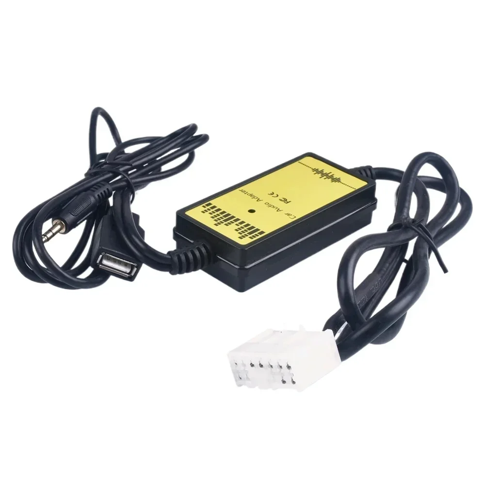 For Toyota Camry Corolla RAV4 Yaris for Lexus IS 200 GS Car USB Adapter MP3 Audio Interface SD AUX USB CD Changer (5+7)PiN