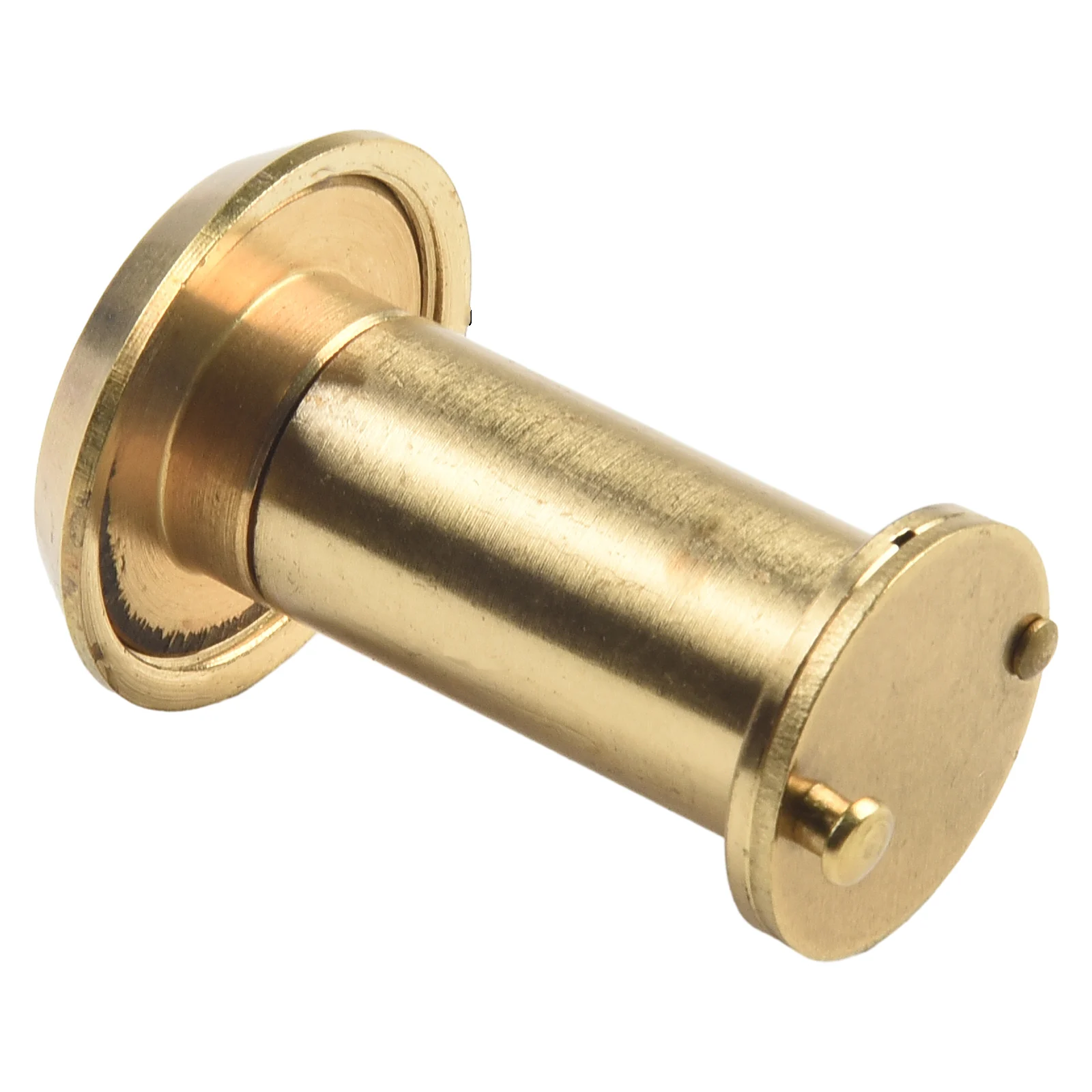 Door Viewer Door Peephole Viewer 200 Degree Viewing Angle Adjustable Threaded Tube Easy Installation Gold Household New