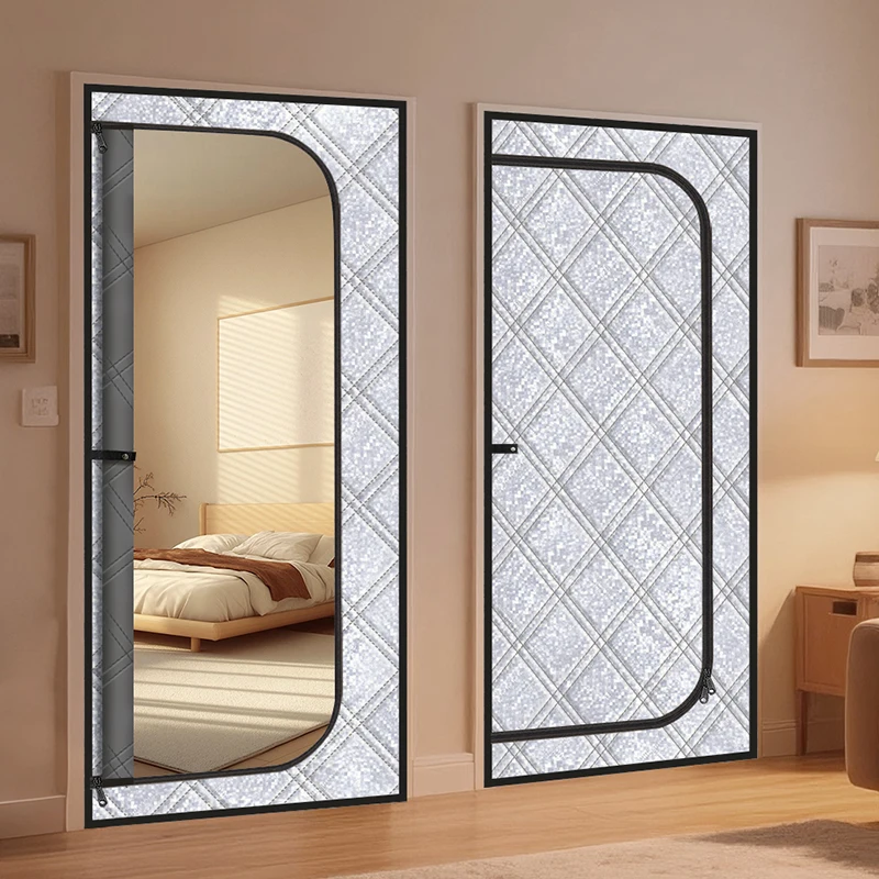Insulated and Windproof Sealed Windows, Warm Winter Curtains, Screen Windows, Thickened Windproof Partitions, Sound Insulation