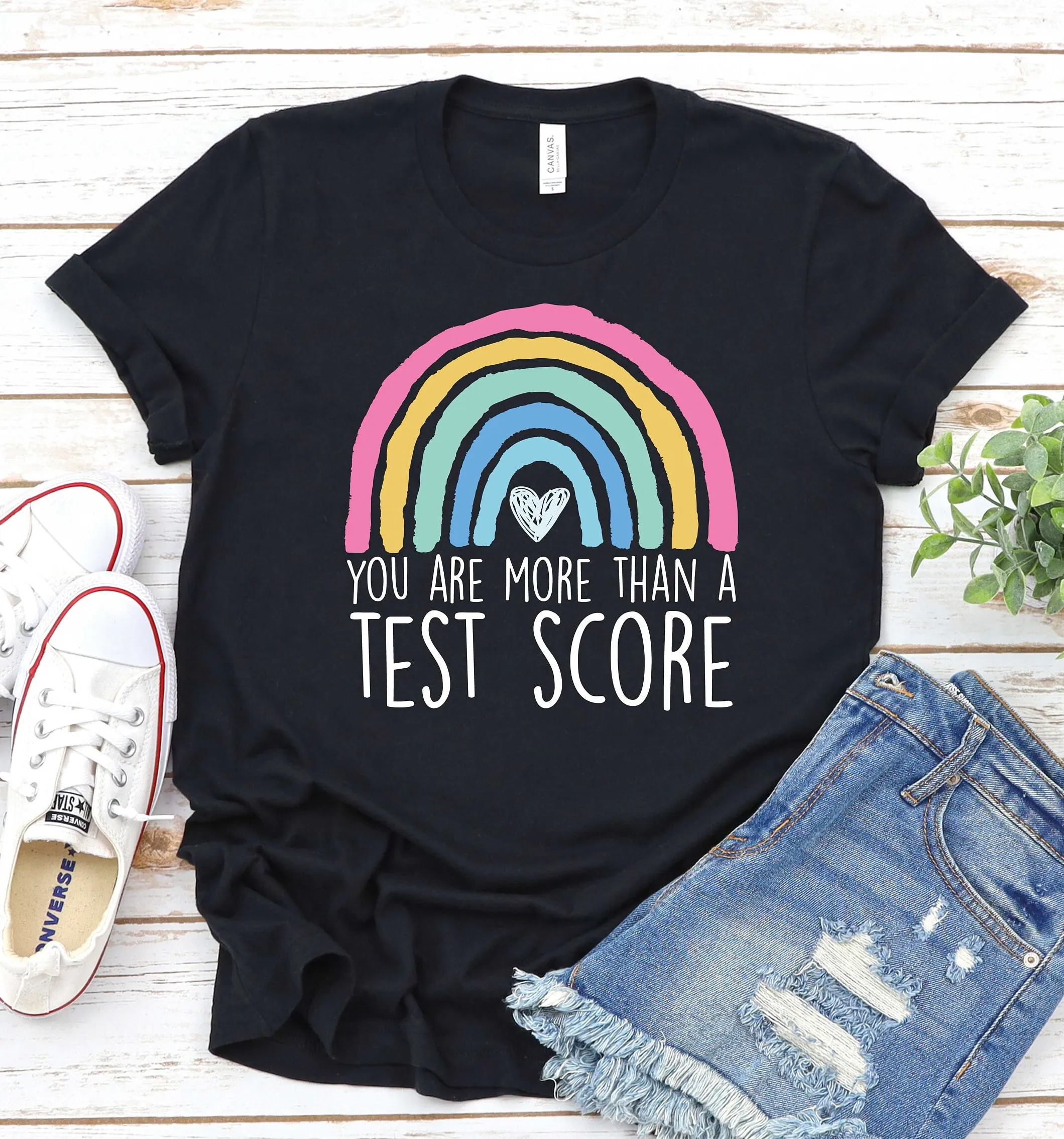 You Are More Than A Test Score Teacher T Shirt State Testing Day Exam