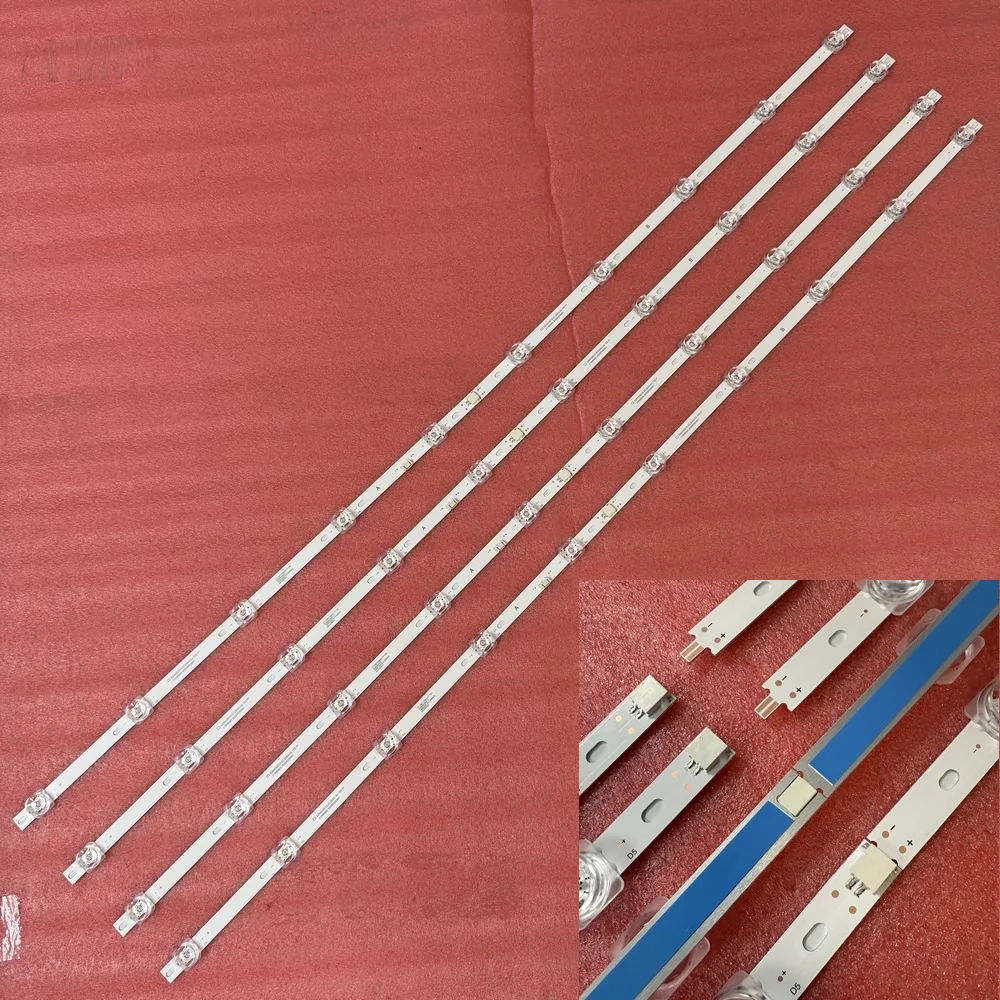 4pcs/set LED Backlight Strips for Punktal PK-50UDL LED50F1 Tl019 Ml-ko04 KDL50MN668ANTS SZKK50D10-ZC26AG-04