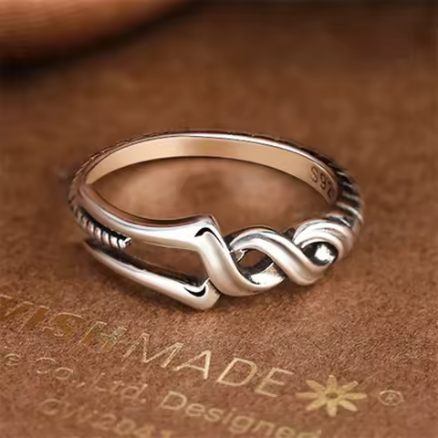 Spear of Longinus Opening Rings for Men Silver Color Spear of Destiny Metal Finger Ring Male Punk Party Jewelry Gifts Wholesale