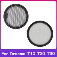 2 Piece Washable Rear-Filter For Xiaomi Dreame T10 T20 T30 Handheld Vacuum Cleaner Parts Filter