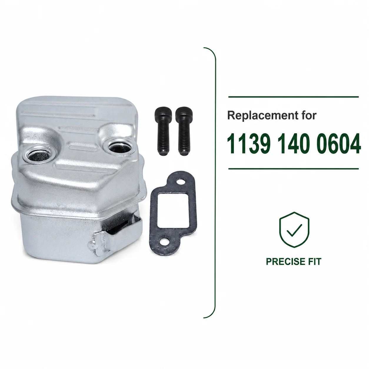 Exhaust Muffler w/Bolt Gasket Kit For Stihl MS171 MS181 MS181C Chainsaw Replacement Parts Saw Tools Replaces 1139 140 0604
