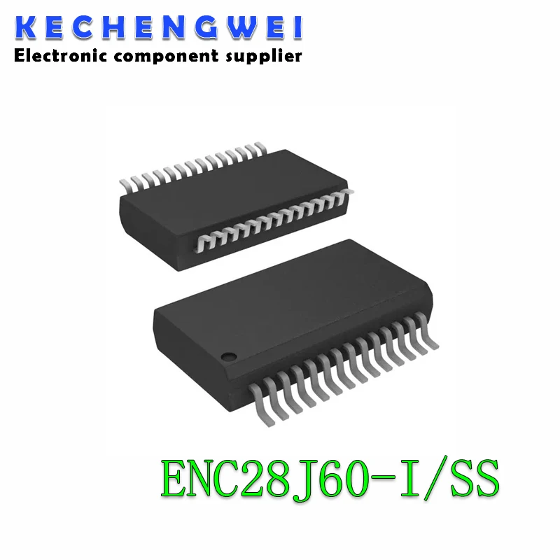 

5pcs/lot ENC28J60-I/SS ENC28J60 ENC28J60/SS SSOP-28 In Stock IC