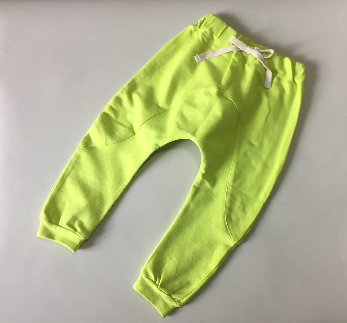 Spring autumn new kids pants for boys and girls clothes 2-5 years solid color yellow pantalones de bebé