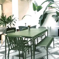 Chaises Moveis Jardim modernes pour salle à manger, ensembles de meubles d'extérieur, salon sectionnel européen, meubles de jardin de luxe uniques