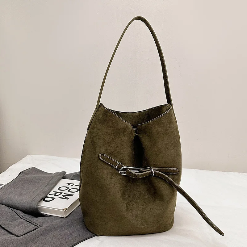 

2025 Women's Vintage Bucket Bag, Large Capacity Shoulder Bag, Genuine Leather Multi-way Crossbody Purse, Retro Boho Chic Handbag