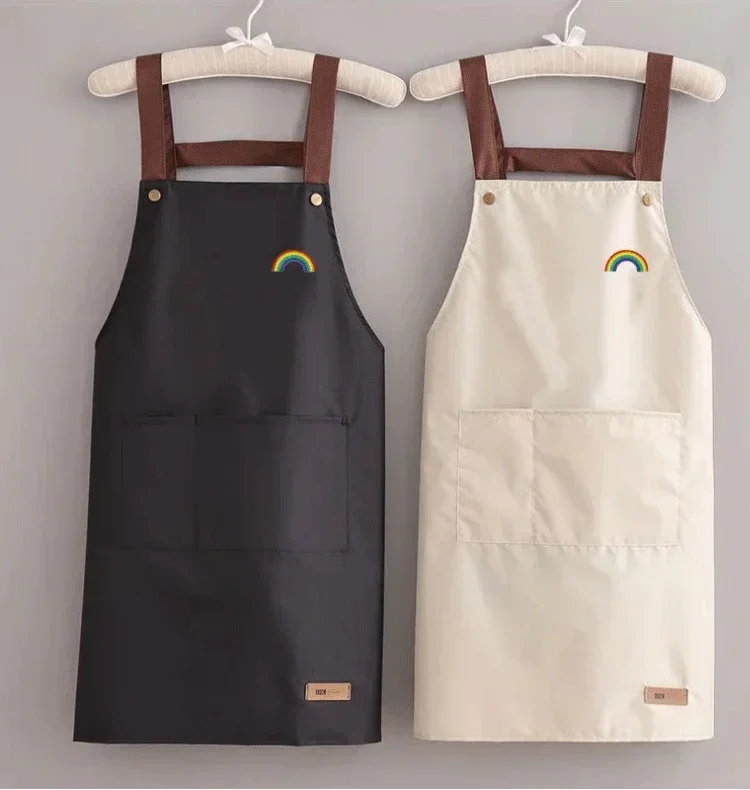 Waterproof and antifouling large pocket hotel restaurant coffee shop Western food Western pastry work clothes apron 