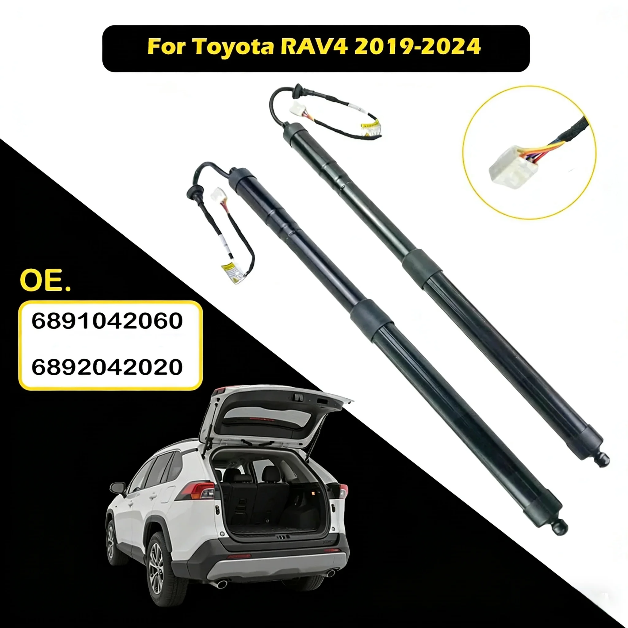 

For XA50 Toyota RAV4 2019-2024 Power Liftgate Struts Heavy-Duty Electric Tailgate Gas Spring Replacement 6892042020 6891042060