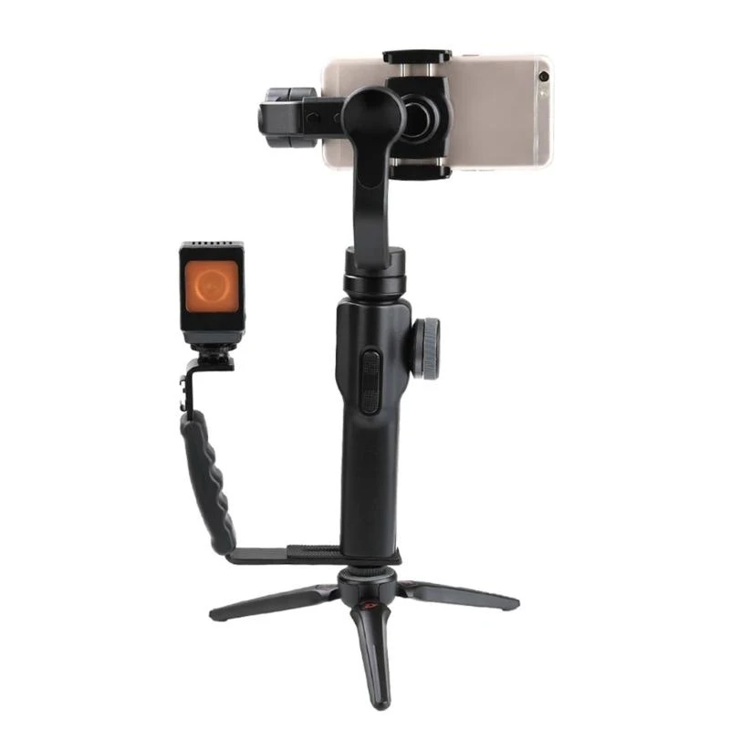 الكاميرا gimbal مثبت المقبض قبضة التثبيت امتداد L قوس مع حذاء بارد