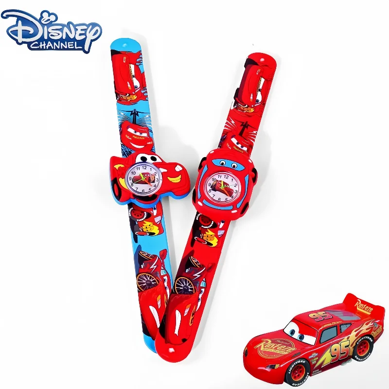 

Disney Lightning McQueen Kids Watch Creative Cartoon Personality Fashion Pat Circle Digital Watch kids toys holiday gift