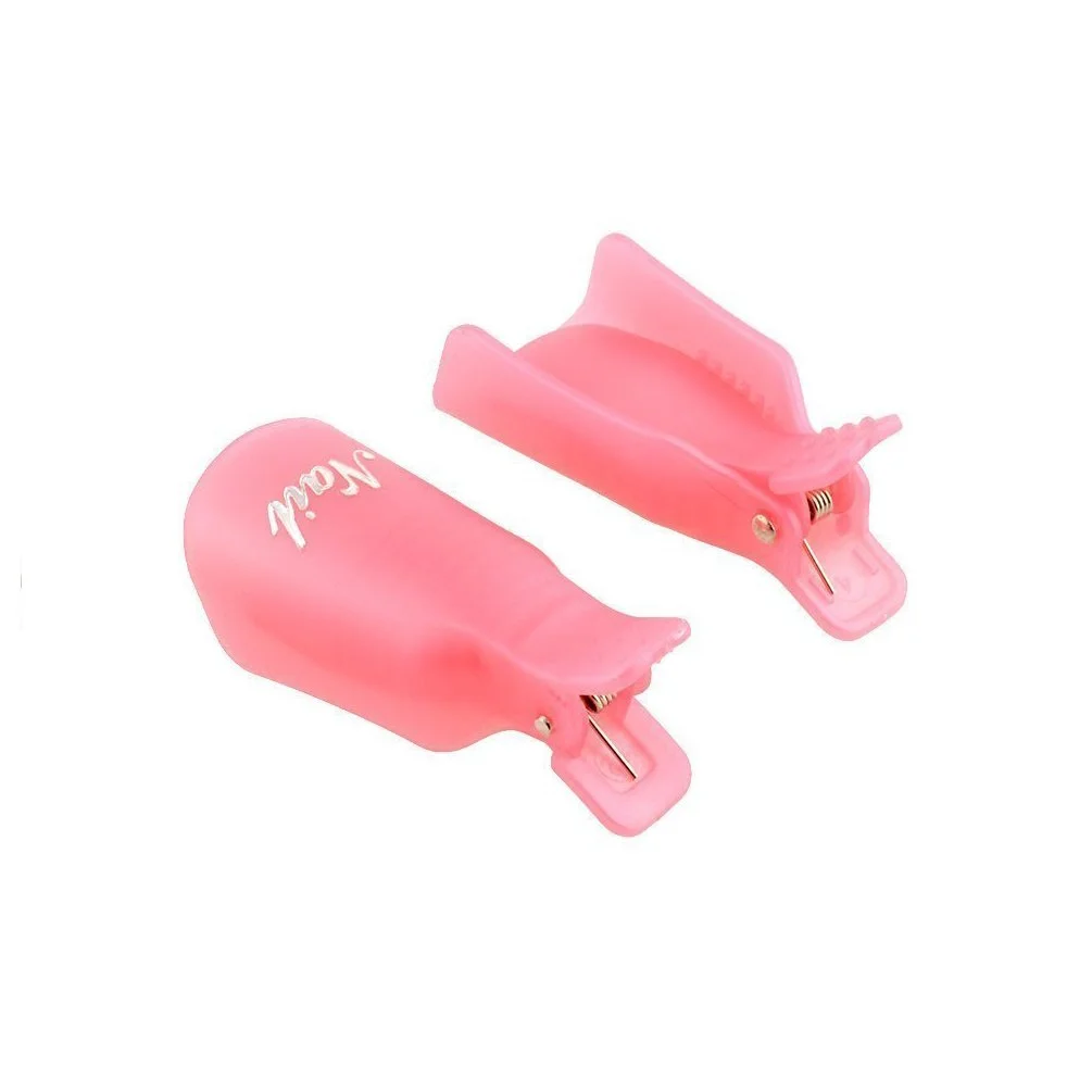 10Pcs/16Pcs Plastic Nail Art Soak Off Cap Clip UV Gel Polish Remover Wrap Tool for Fingernail Removal Soak Off Clips image 6