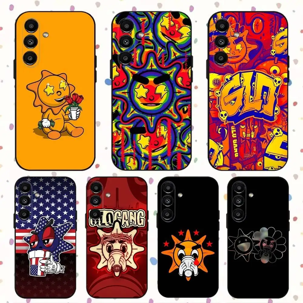 

G-GLO G-GANG Phone Case For Samsung S24,S21,S22,S23,S30,Ultra,S20,Plus,Fe,Lite,Note,10,9,5G Black Soft Cover