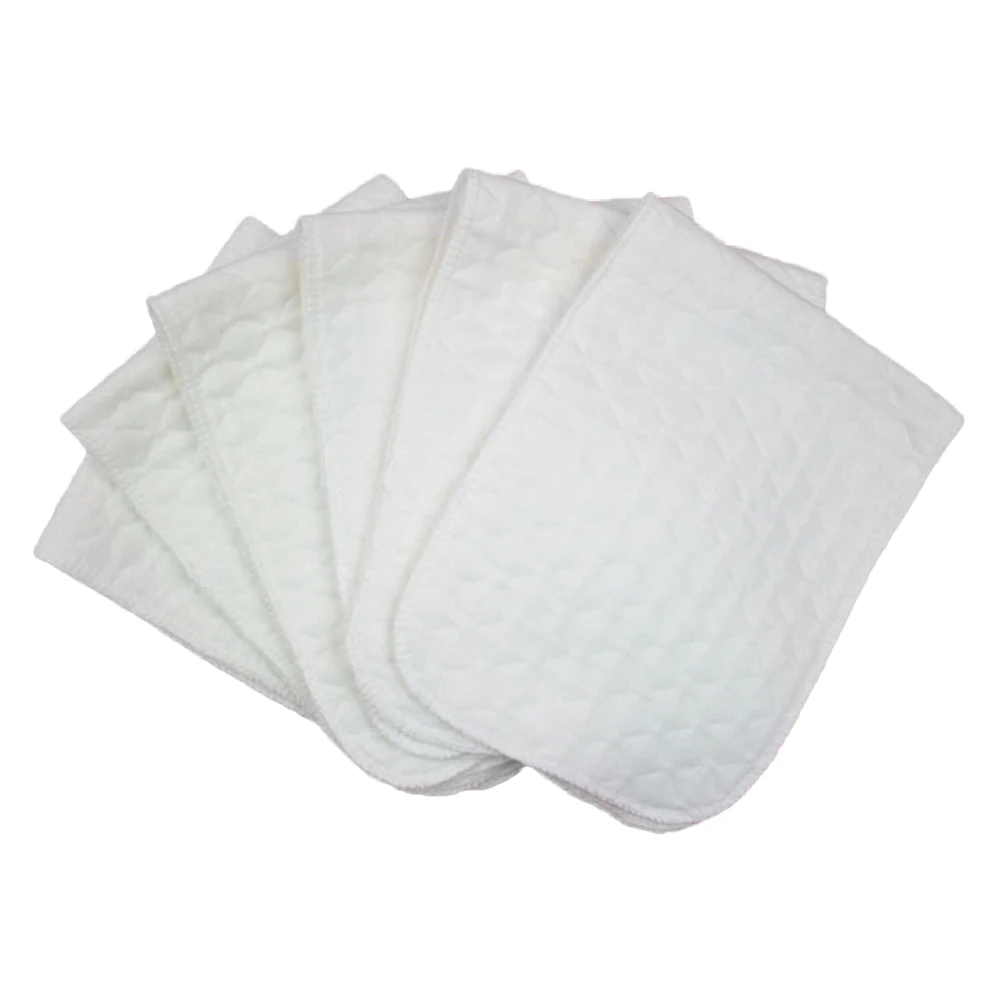 

10 Pcs Washable Baby Diapers Newborn Nappies Belly Cotton for Babies Change Pad