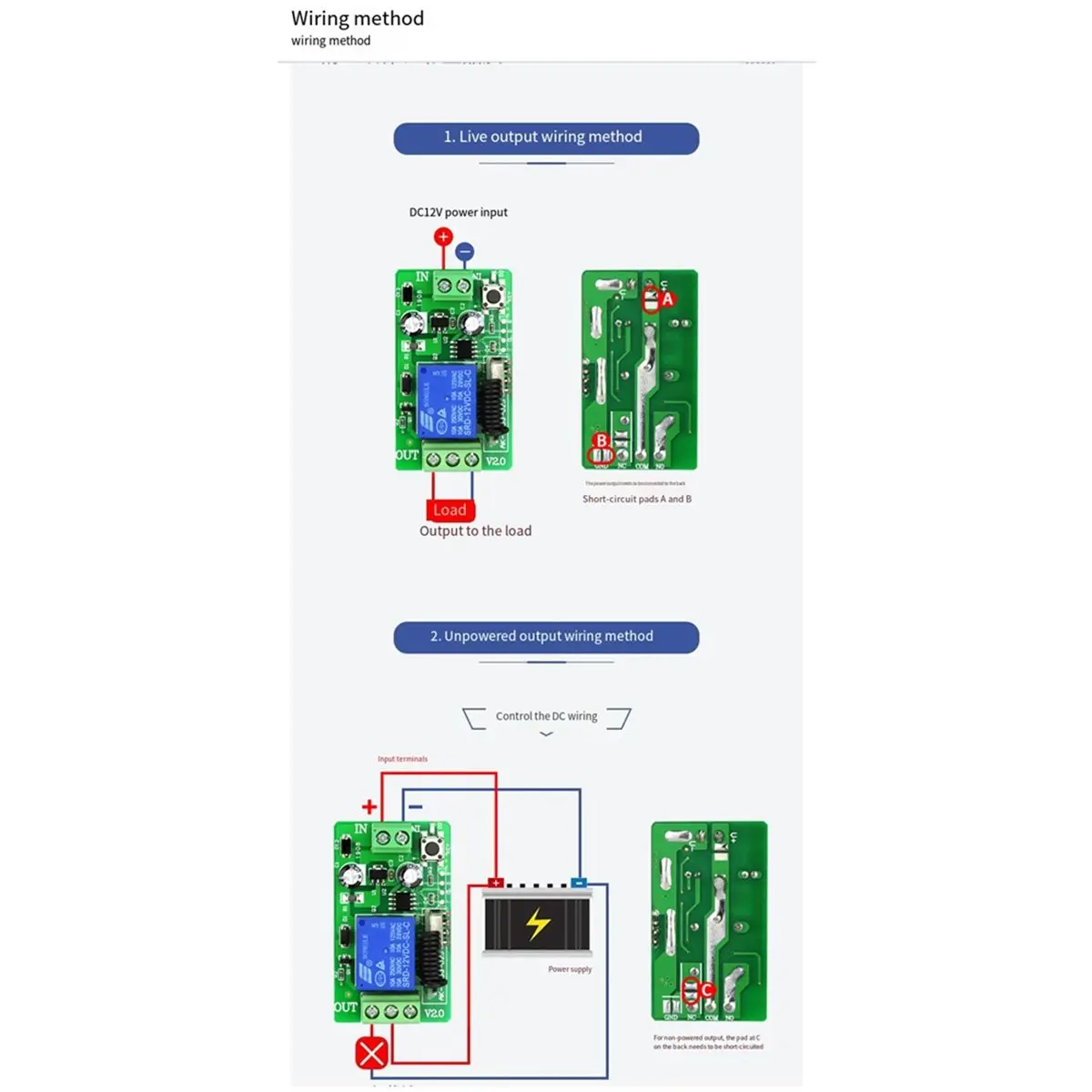 618 Mega Sale DC12V 1CH RF Wireless Remote Control Relay Switch Light /Lamp/ Garage Doors Shutters Projection Screen
