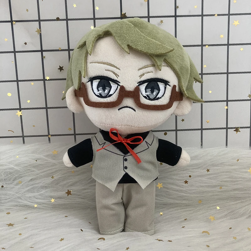 20cm Bungou Stray Dogs peluche bambola giocattolo Fyodor Dostoyevsky Kunikida Doppo Izumi Kyouka carino morbido cuscino imbottito regalo di