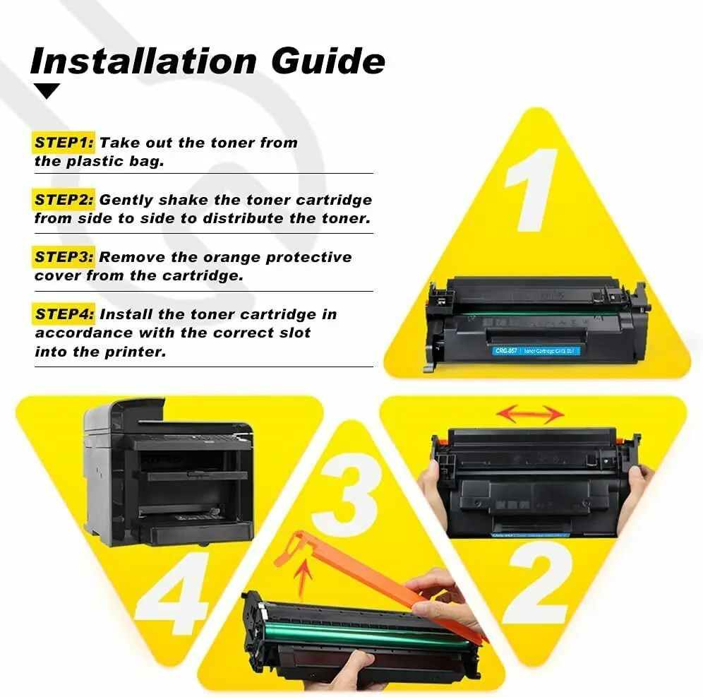 Imagem -03 - Toner Compatível com Canon 1pk 057h Mf445dw Mf448dw Mf449dw Lbp226dw Lbp227dw Lbp226dw com Microplaqueta