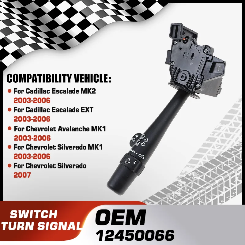 

Car Turn Signal Headlamp Combination Switch For Cadillac Escalade Chevrolet Avalanche Chevrolet Silverado 2003 2004 2005 2006