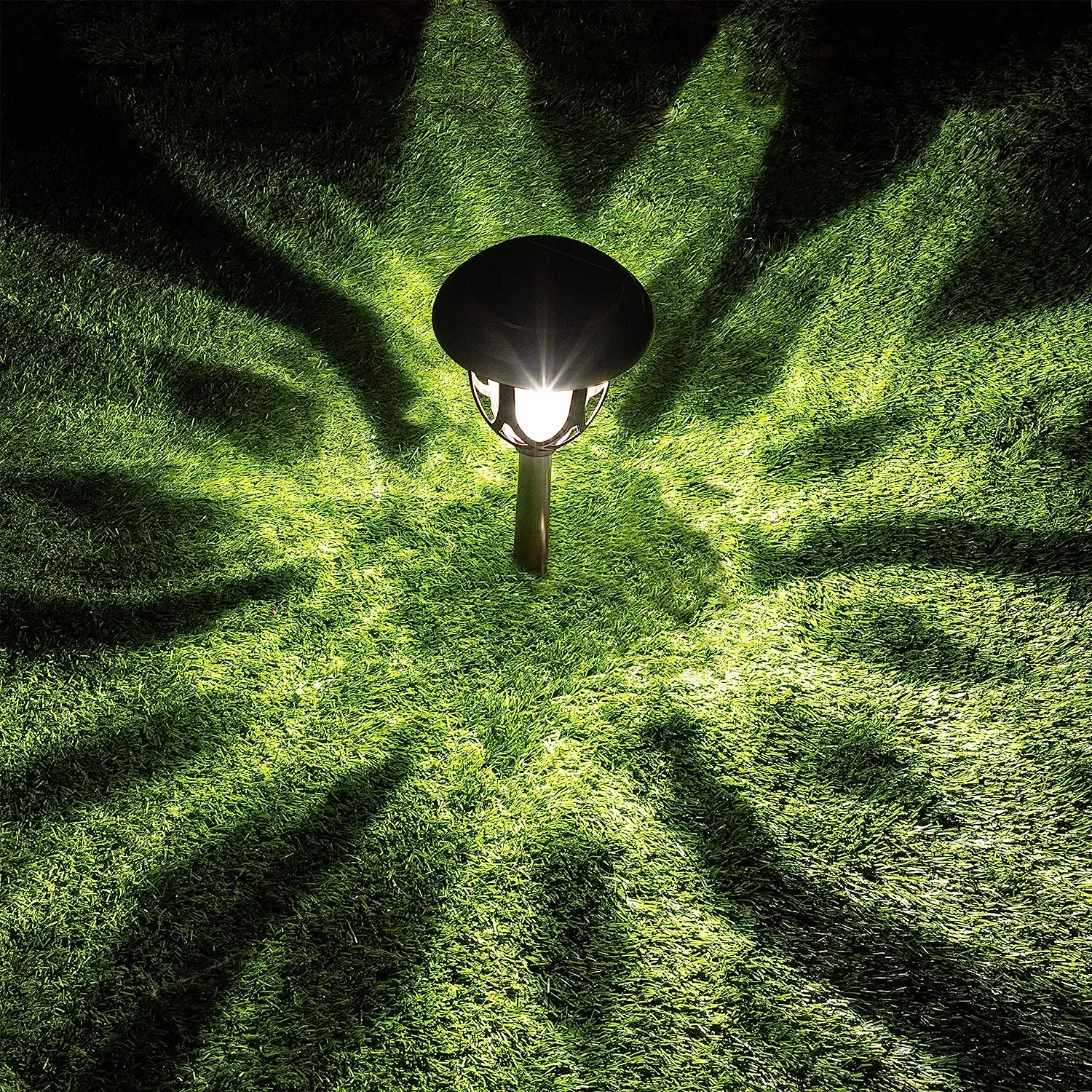 LED Solar Weg Lichter Rasen lampe Outdoor Glühbirne Lichtsensor wasserdichte Solar Straßen laterne Solar leuchten für Hausgarten Dekor