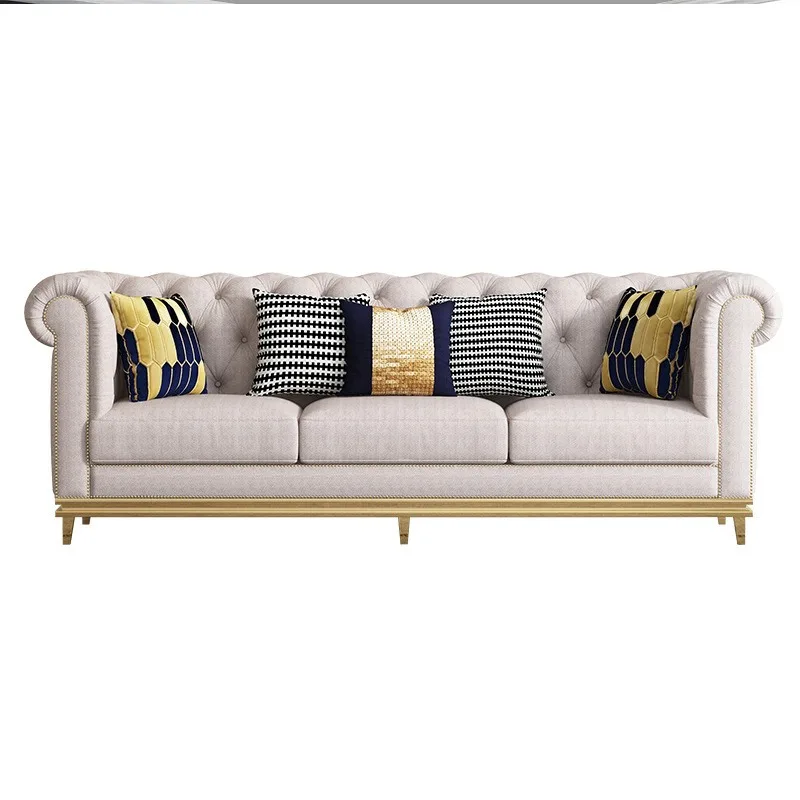 

Italian light luxury sofa