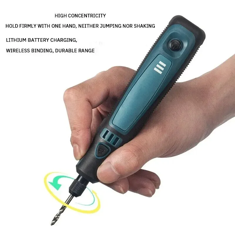 High Speed Cordless Electric Grinder Drill Set 3.6V Mini Powerful Engraving Pen Rechargeable Battery Electric Rotary Carve Tool