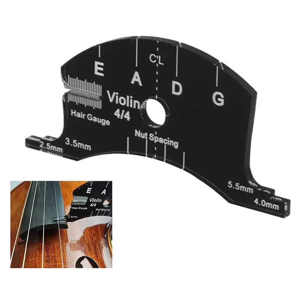 1/2 3/4 4/4 Viola Bridge Fingerboard Scraper Multifunctional Template Repair Reference Tool for Cello Violin Viola Accessories