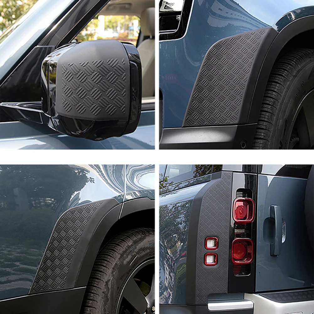 Car Rearview Mirror Cover Front Rear Bumper Side Scratch Guard Protection Board Guard For Land Rover Defender 110 2020