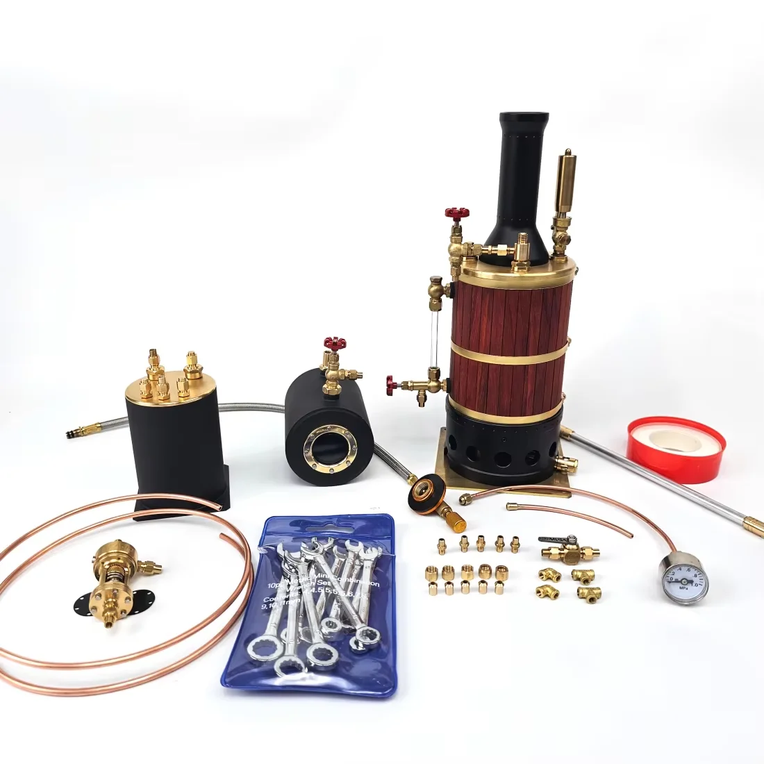 

High-efficiency Vertical Boiler Model LS80S Pure Copper Steam Engine Model Toy