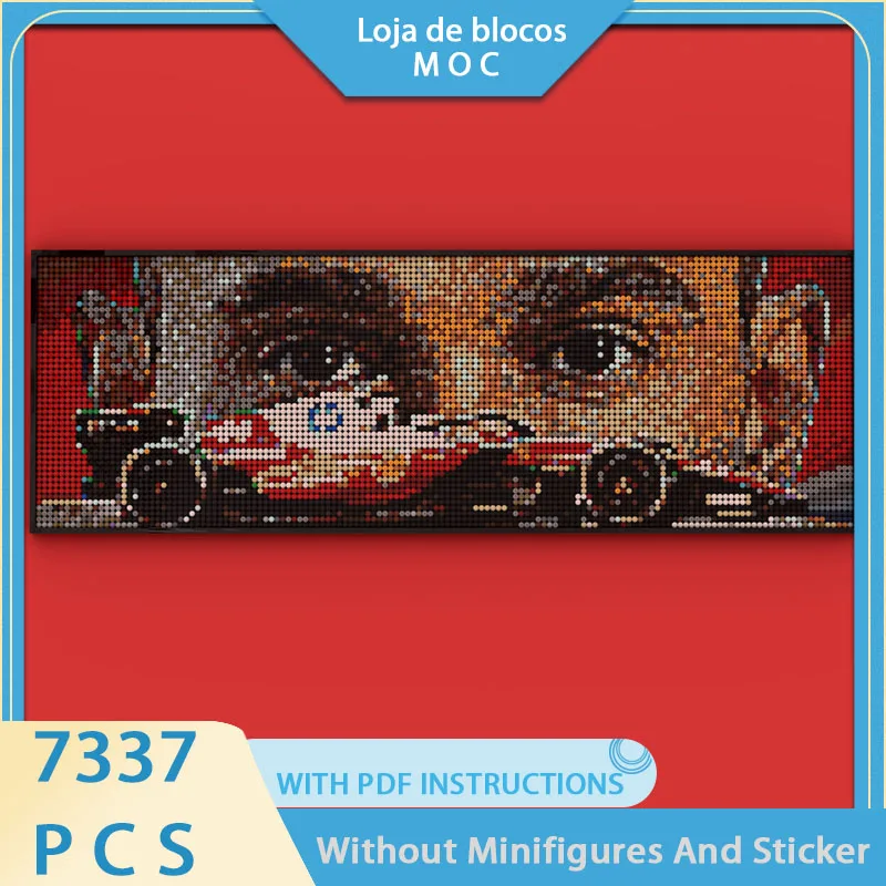 

Изысканный новый конструктор MOC: модель «Глаз» Льюиса Хэмилтона - модульный конструктор SF-26, праздничный подарок, набор для самостоятельной сборки.