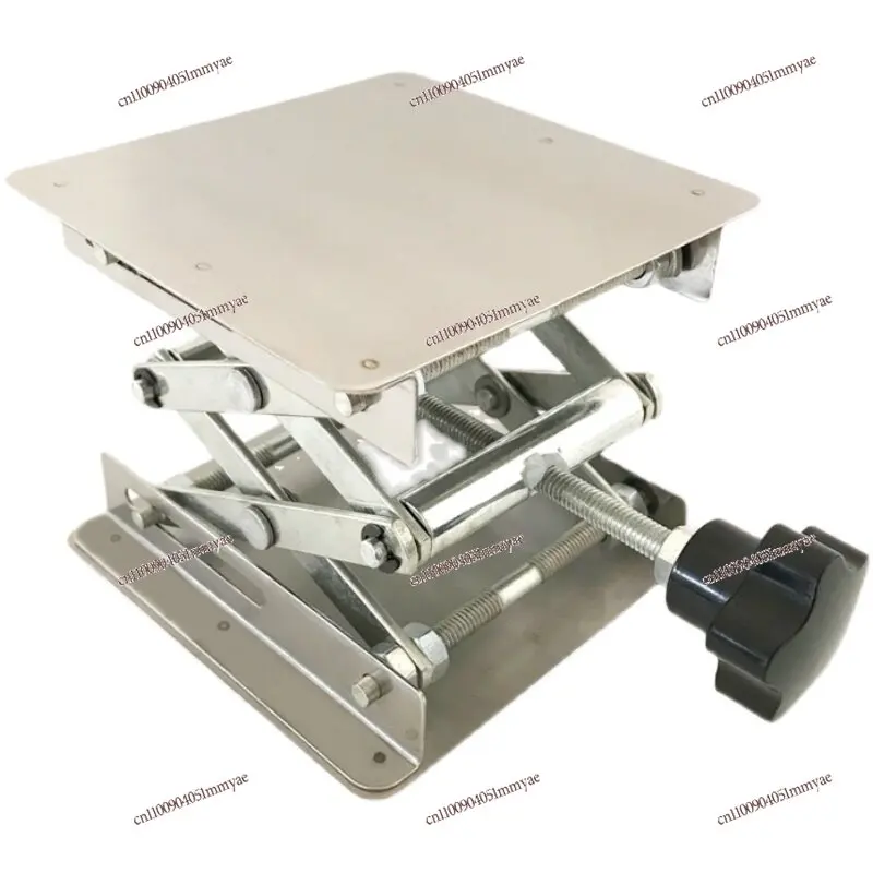 Small Laboratory Stainless Steel Lift Table Simple Household Waste Disposal Manual Bracket