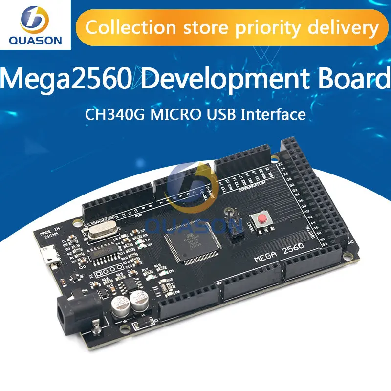 Mega 2560 R3 for MEGA2560 CH340G/ATmega2560-16AU MicroUSB. With Bootloader for arduino Tenstar