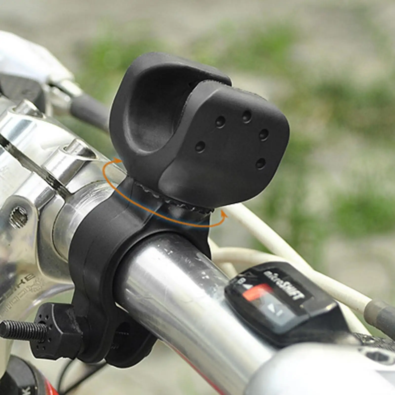 Bicycle Headlight Bicycle Flashlight Holder 360 Degree Rotating Anti Slip Rubber Universal Accessory for WheelchairWalker Cane