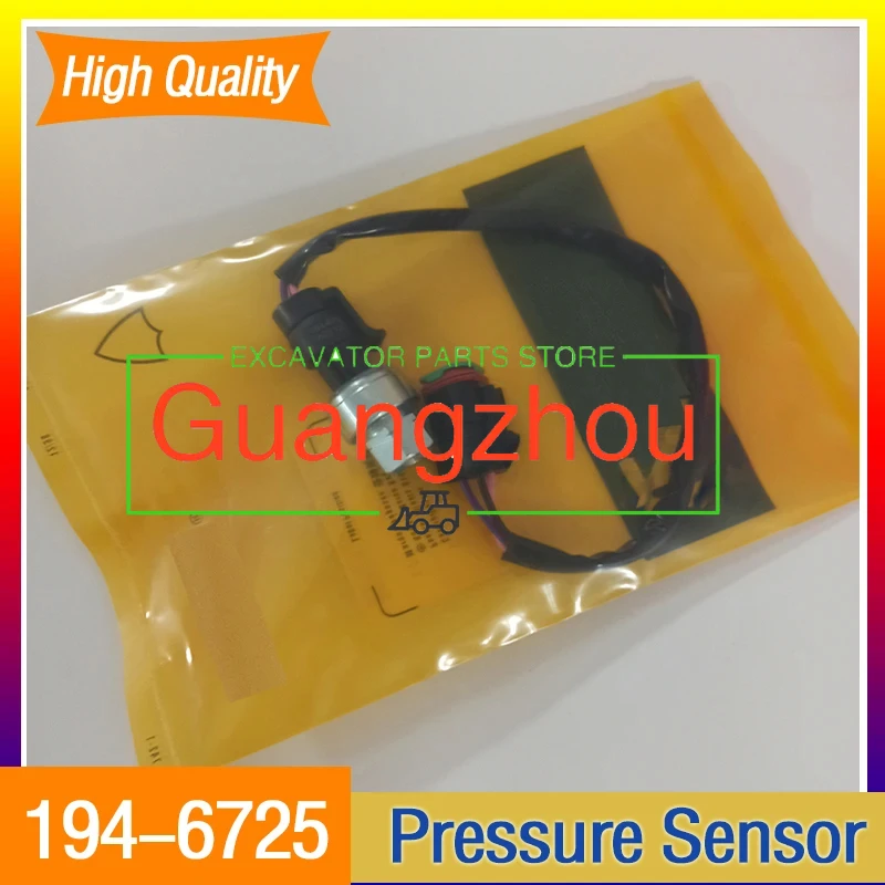 

for Excavator 322C 325C 329D Engine 3126B 3412E 3508 3508B 3508C 3512 Oil Pressure Sensor 194-6725 1946725 Pressure Sensor Parts