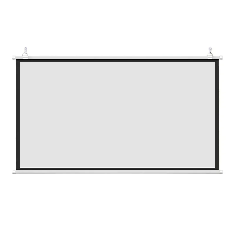 No punching wall projection screen, anti-light household 4K high definition hanging screen 84 inches 100 inches 120 inches
