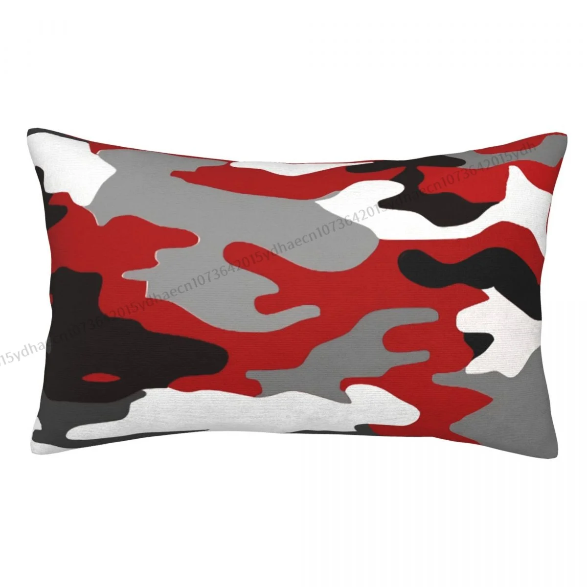 Red Camo Pillow Case Hip Hop Cushion Covers Home Sofa Chair Decorative Backpack Covers