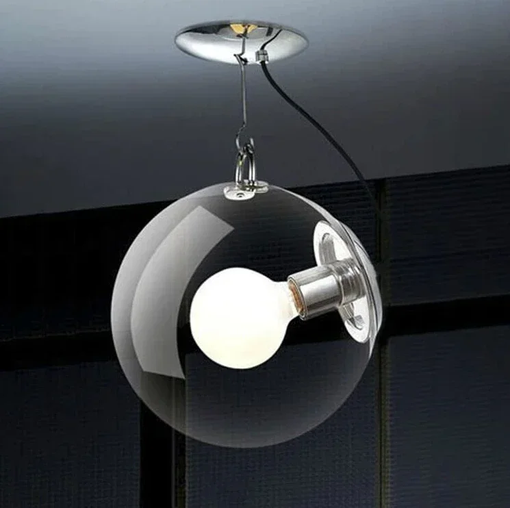Parlor Corridor  Modern Glass Pendant Light Glass Bubble Light For Living Room E27 Fixture AC 110V-220V AC
