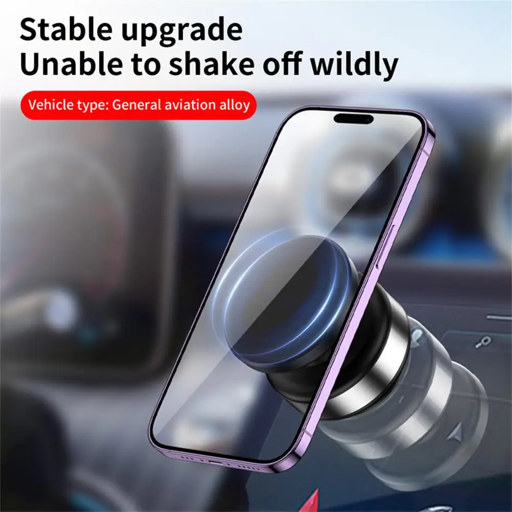 Electric Vacuum Magnetic Suction Car Phone Mount 2025 Model 360 Degree Rotating Car Suction Cup Cell Phone Holder Bracket