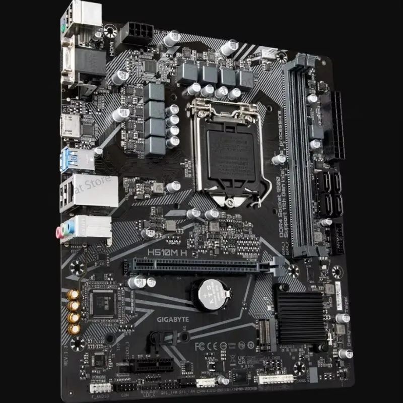 Gigabyte H510M H supports 10gen 11gen CPU small board with HDMI port