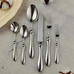 Gourd Handle Knife, Fork And Spoon Western Steak Dinnerware Upscale Hotel Restaurant Household Thickening Luxury Dessert Spoon