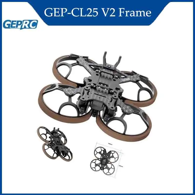 

GEPRC Cinelog25 V2 GEP-CL25 V2 Рама 2,5-дюймовые детали Аксессуар для пропеллера База Квадрокоптер FPV Фристайл RC Гоночный дрон RC Инструменты
