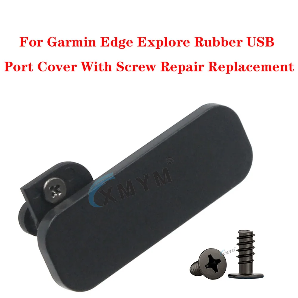 

For Garmin Edge Explore Rubber USB Port Cover With Screw Repair Replacement