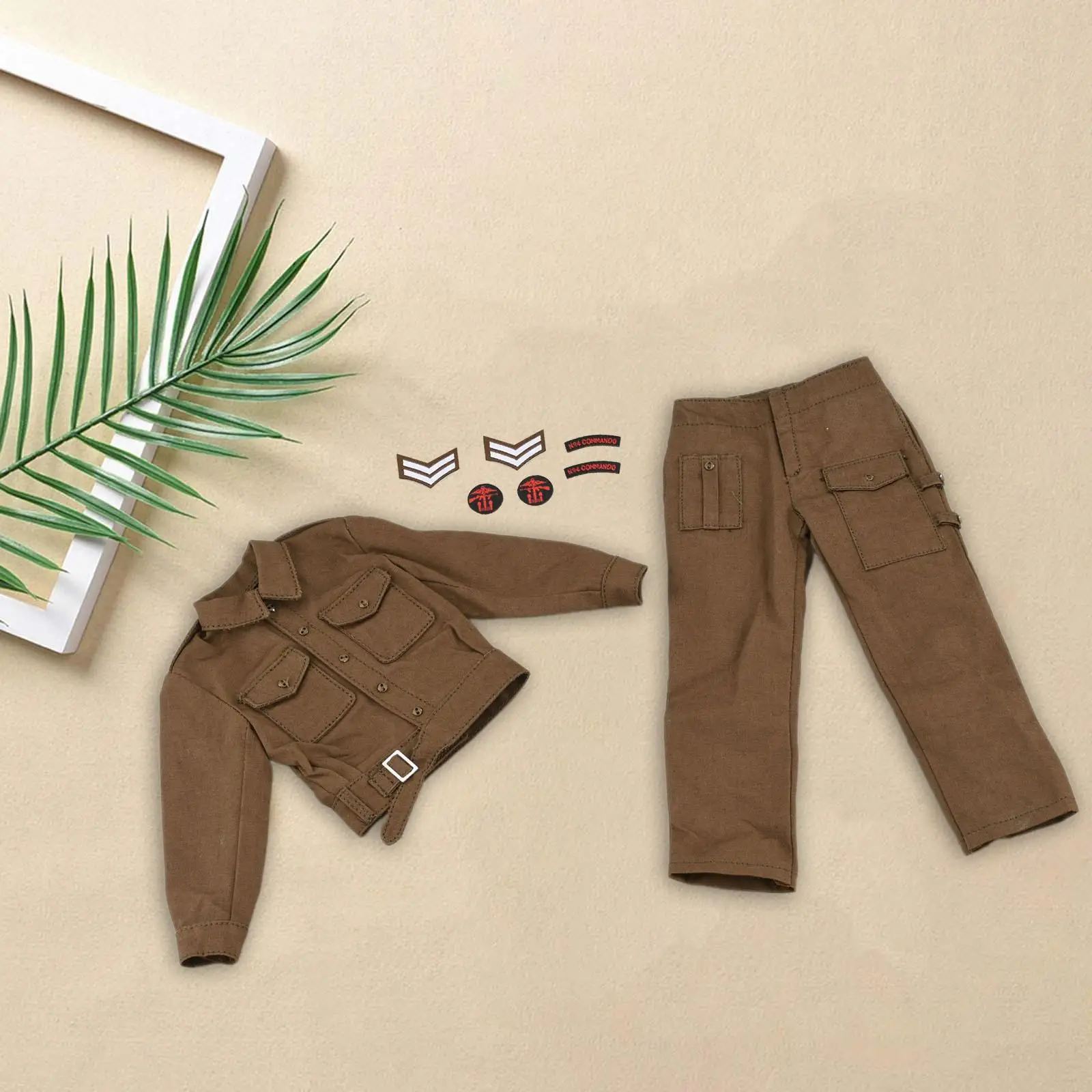 

Экшн-фигурка Униформа 1/6, наряды для кукол 12 дюймов, подарки для мальчиков, модный мини-косплей, стильная мягкая фигурная одежда 12 дюймов, униформа