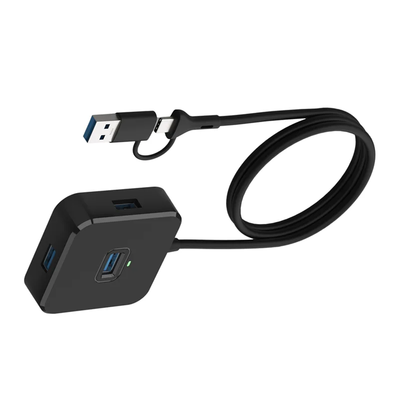 

L52A-4-In-1 USB HUB 4 Ports USB 3.0 Splitter Laptop One Drag Four Expansion Multi-Interface Extension Dock Splitter