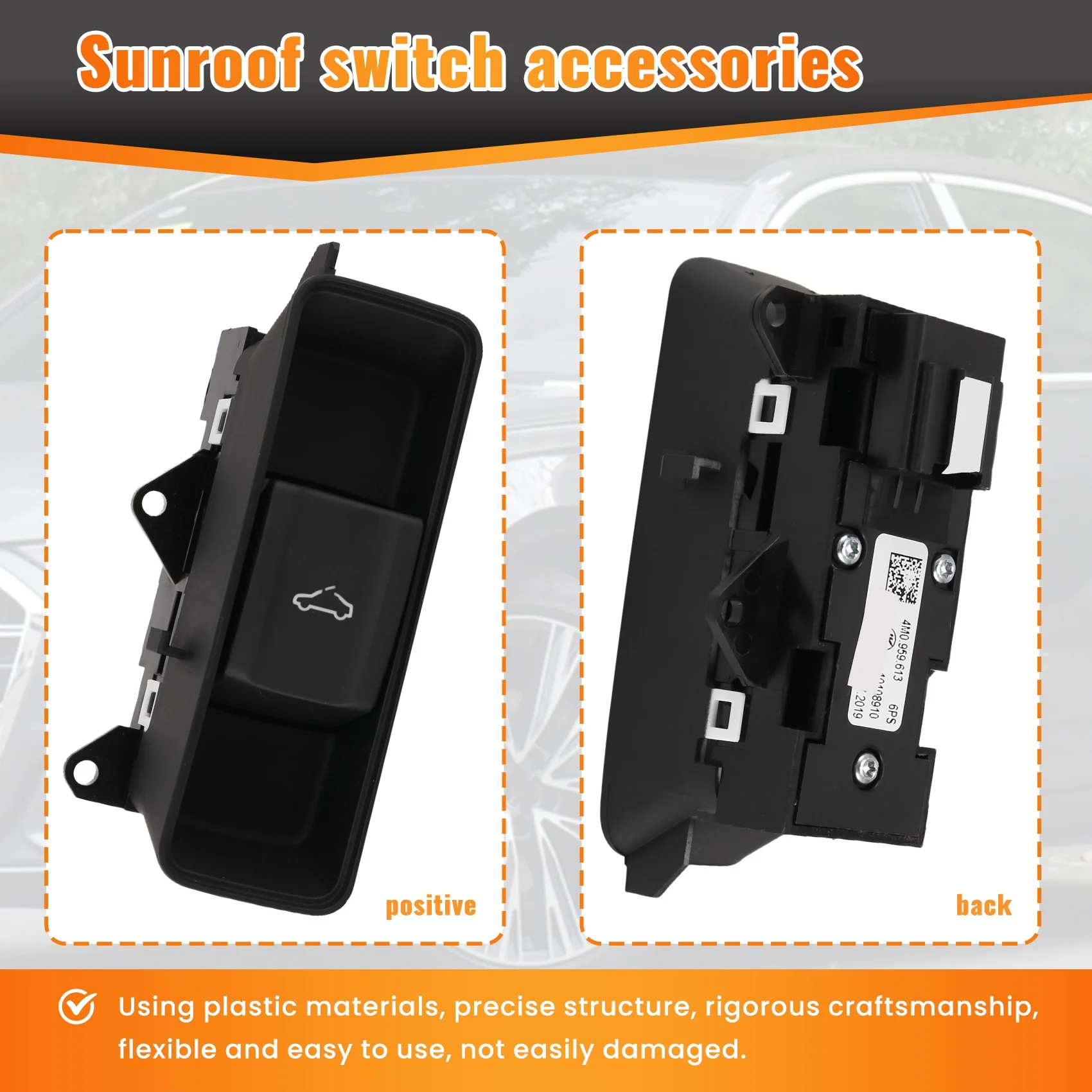 Stablize 4G0959613 Panoramic Sunroof Switch Button Potentiometer For  A6L C7 A4L B9 Q3 A3 A1